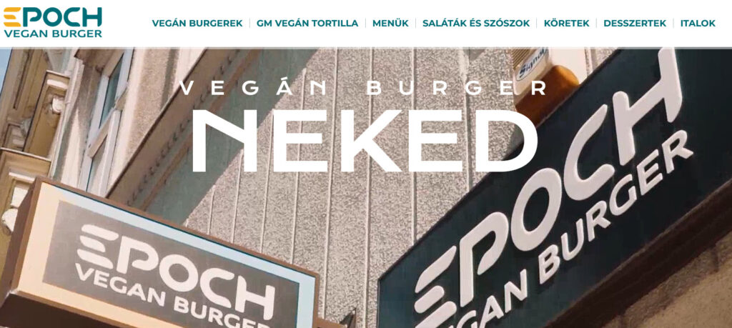 Epoch Vegan Burger Vegán Étterem